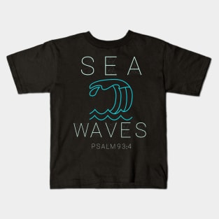 Sea Waves Christian Scriptures Kids T-Shirt